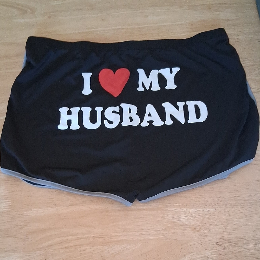 I ❤️ My Husband Shorts